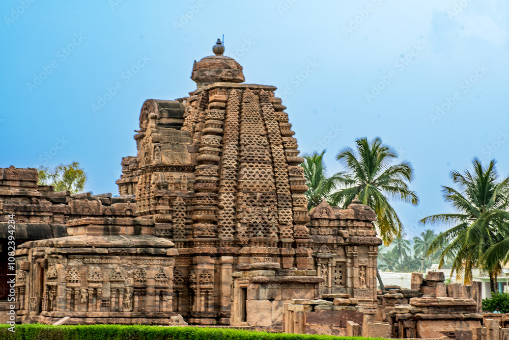 7th century Chalukya emperor time Ancient temple Pattadakal, Karnataka