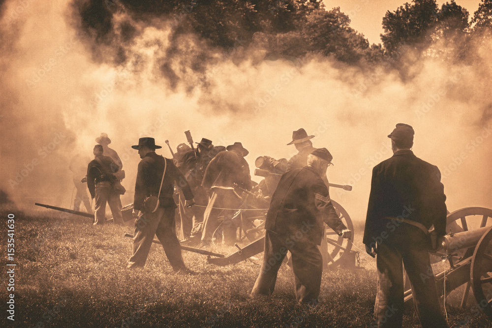 Civil War reenactment