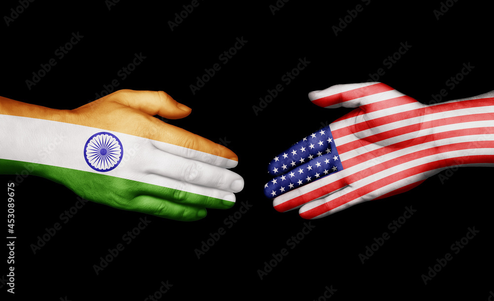 Country handshaking concept