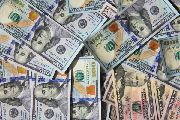 Free US dollar banknotes image