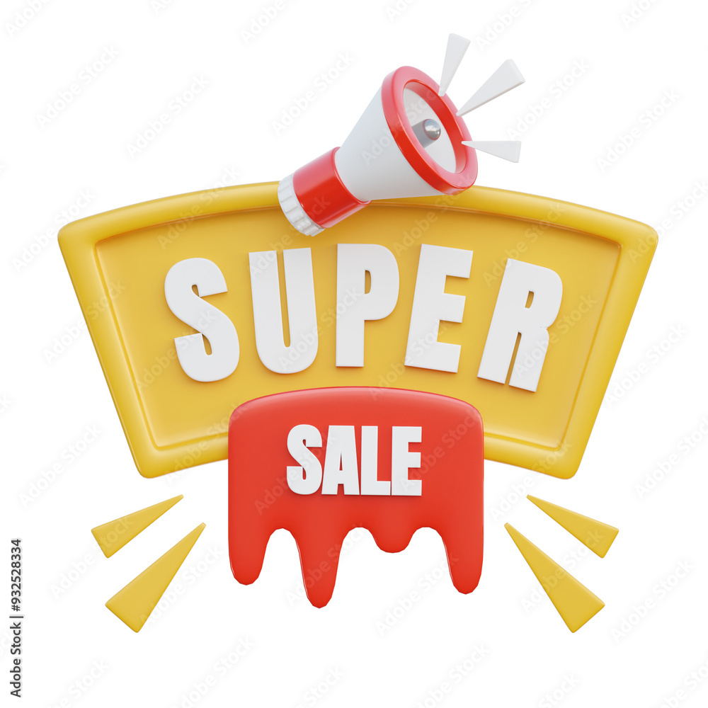 Super sale 3D Illustration