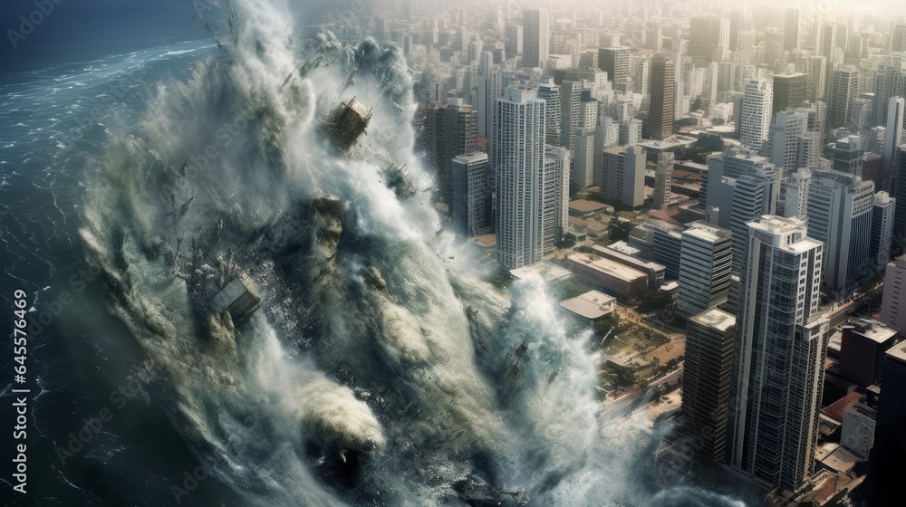 tsunami in the city
